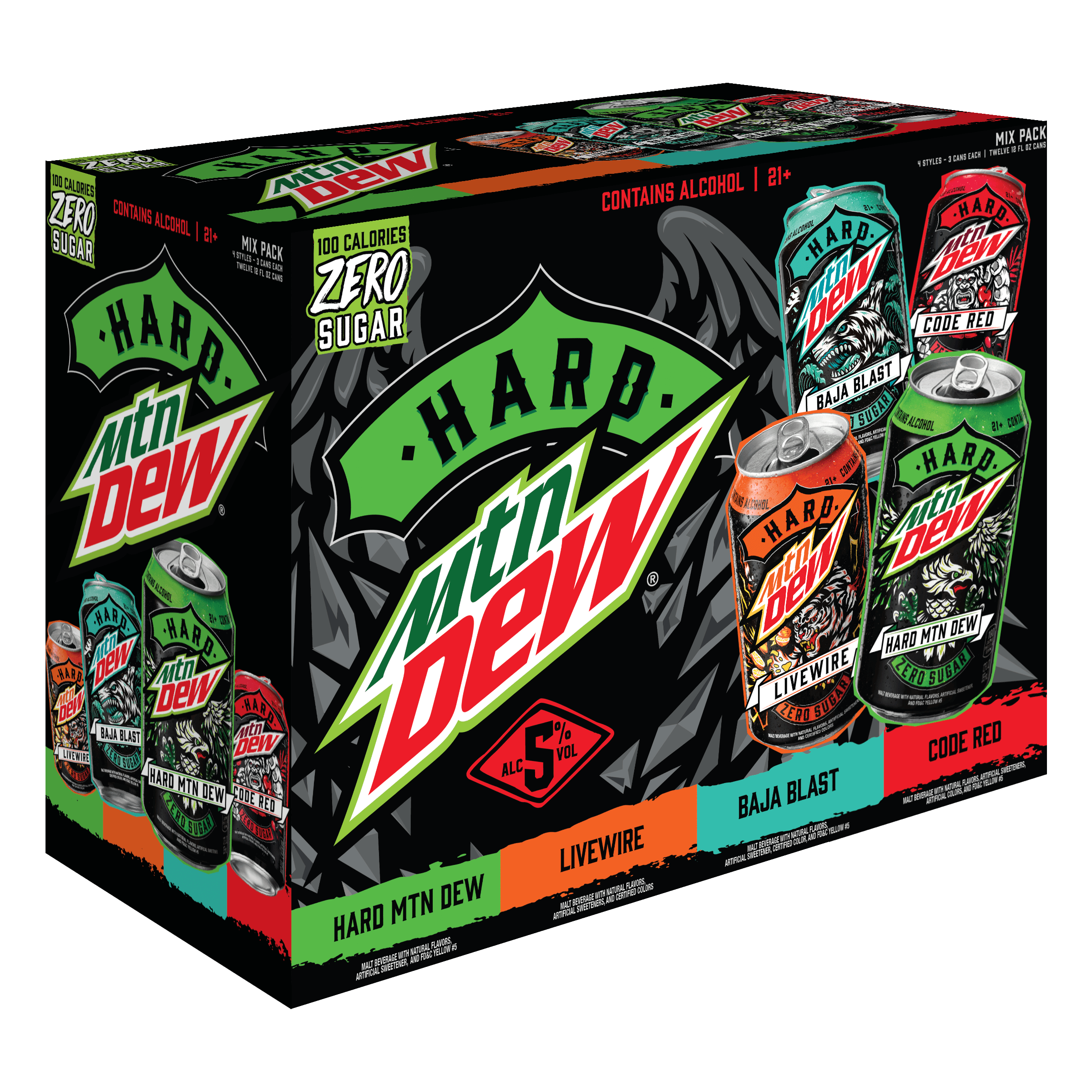 Hard Mtn Dew Mix Pack